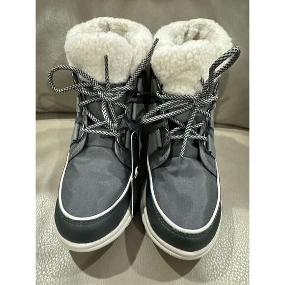 SOREL NWT Explorer Carnival with Faux Fur Collar - Picture 8 of 12